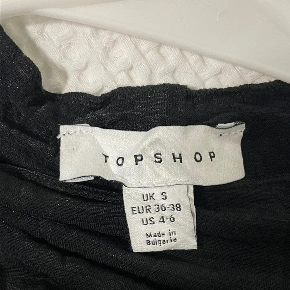 Topshop Black Midi Dress - Picture 5 of 5